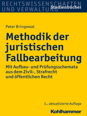 cover image of Methodik der juristischen Fallbearbeitung